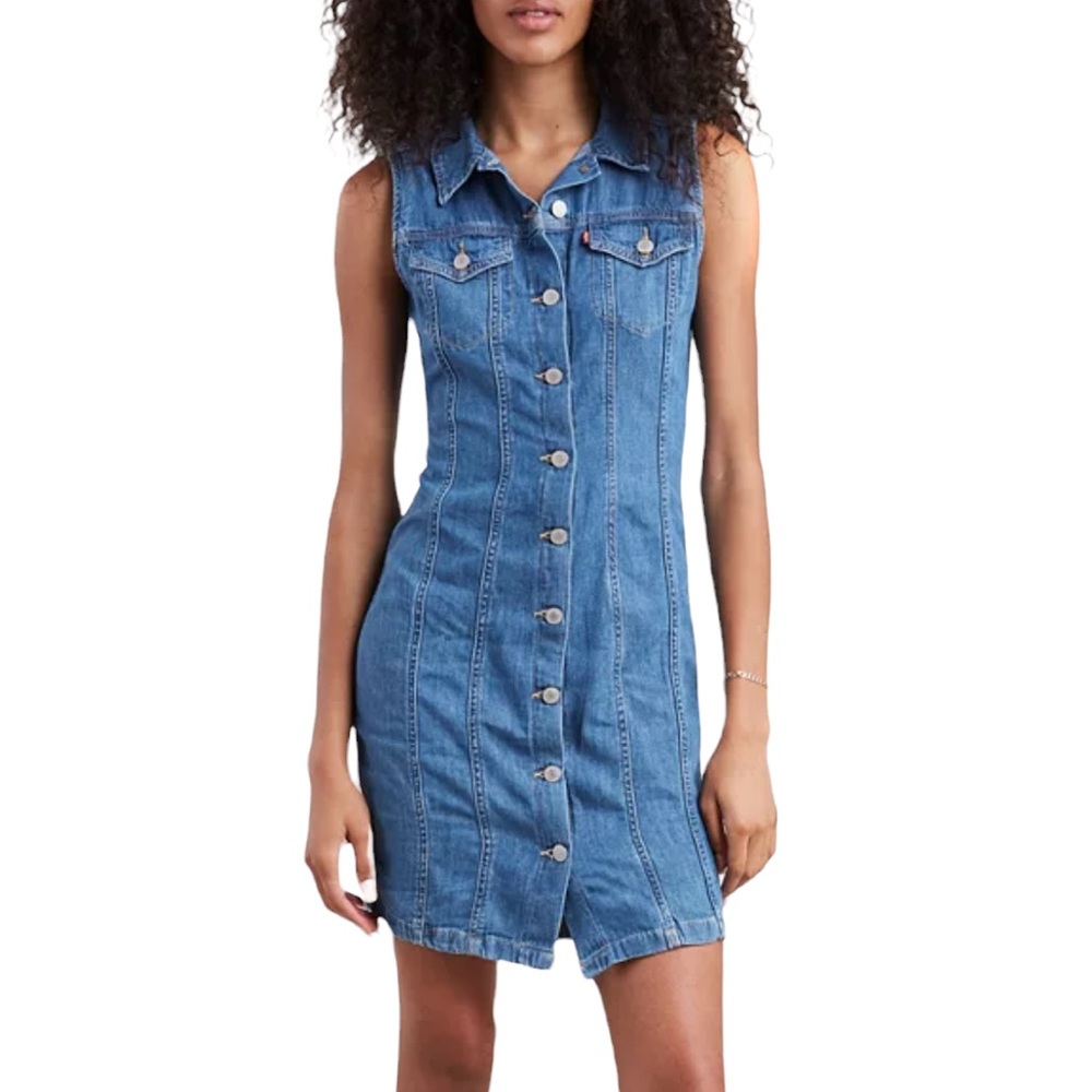 Levi's Sleeveless Denim Dress in Size XS